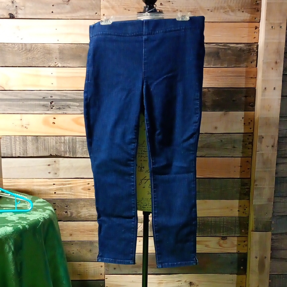 NYDJ Indigo Women's Stretch Denim Jeans with Tuck Technology Size 8P